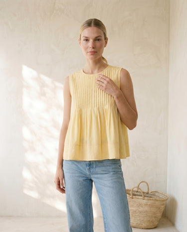 Pink vest, view 3 – Moriel Heritage