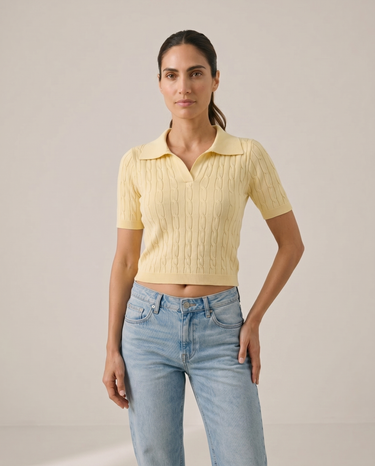 Polyester top, view 3 – Moriel Heritage