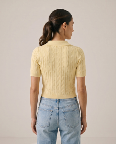 Polyester top, view 2 – Moriel Heritage