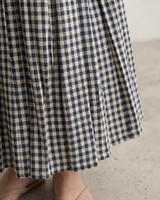 Black & White Grid skirt, view 3 – Moriel Heritage