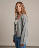 Pink acrylic cardigan – Moriel Heritage