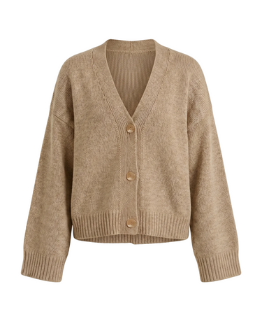 White acrylic cardigan – Moriel Heritage