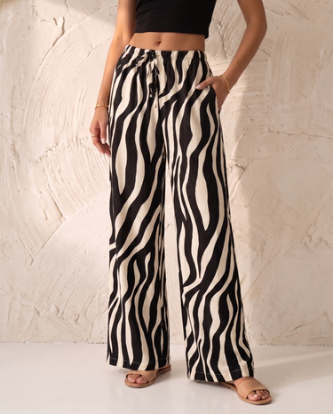 The Muse Wide Leg Rayon Pant
