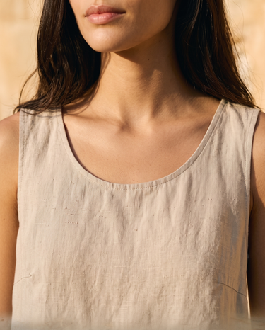 The Alba Linen Tank