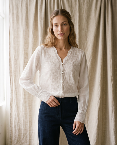 The Lirielle Cotton Blouse