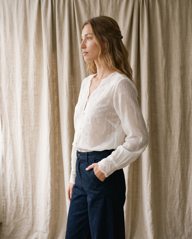 The Lirielle Cotton Blouse