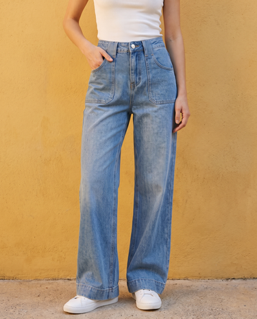 The Thea Wide Leg Jeans