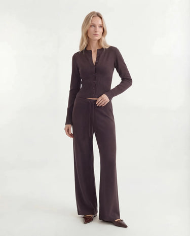 The Moriel Knit Ribbed Matching Set
