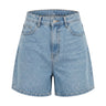 Light Wash wide-fit denim shorts – Moriel Heritage