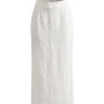 White panelled midi skirt – The Lola Skirt flat lay – Moriel Heritage