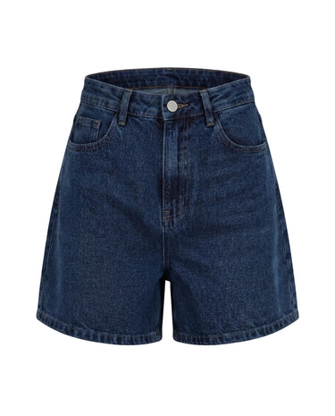 Dark Wash wide-fit denim shorts – Moriel Heritage