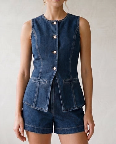 Denim set, view 2 – Moriel Heritage