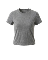 Dark Gray cotton crew-neck t-shirt – Moriel Heritage