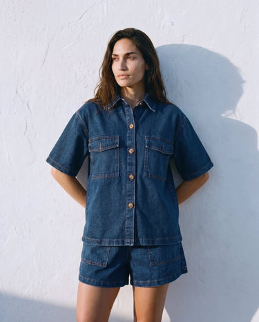 Dark Wash wide-fit set, view 2 – Moriel Heritage