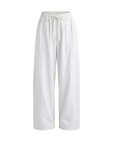 White wide-fit pants – Moriel Heritage