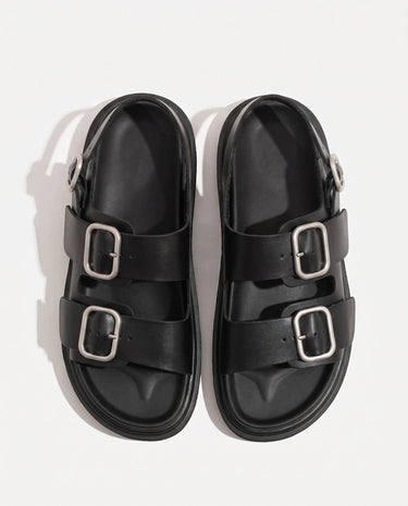 Black sandals, view 3 – Moriel Heritage