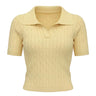 Yellow polyester top – Moriel Heritage